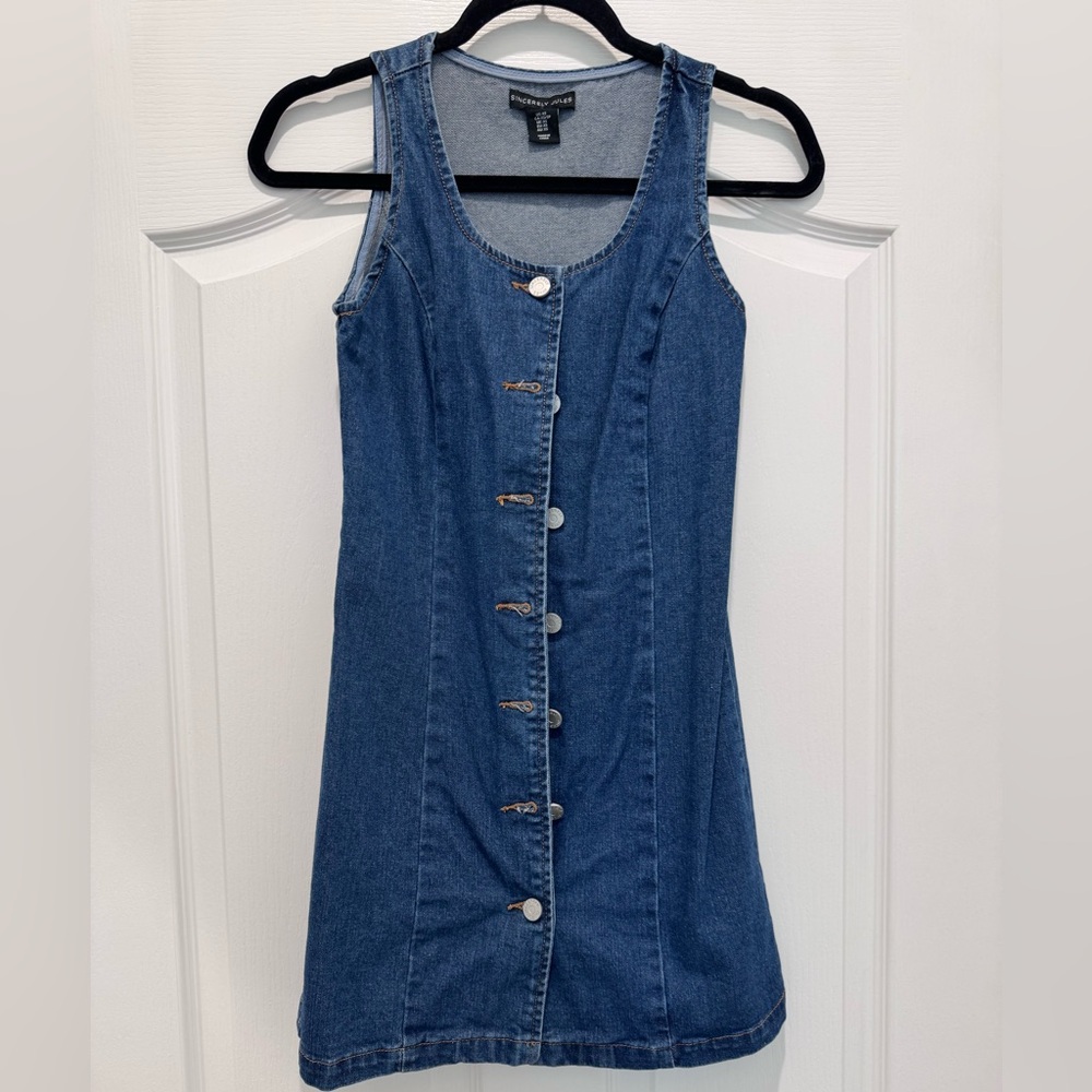 Sincerely Jules Light Blue Denim Top with Black Trim